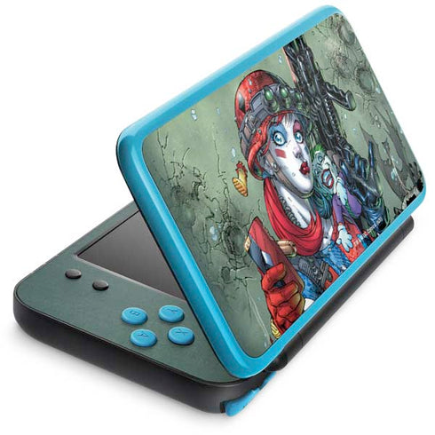 DC Comics Harley Quinn Little Black Book Cover#47 New 52 Art by Jim Lee Nintendo 2DS XL (2017) Skin
